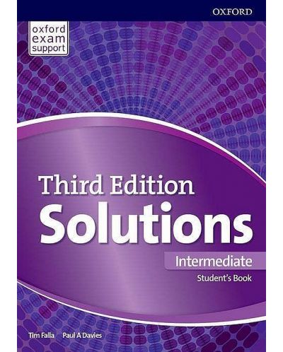 Solutions Intermediate Student's Book (3rd Edition) / Английски език - ниво B1: Учебник - 1